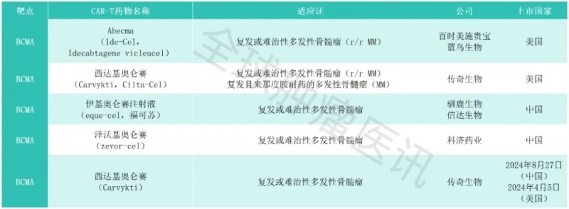 BCMA CAR-T细胞疗法