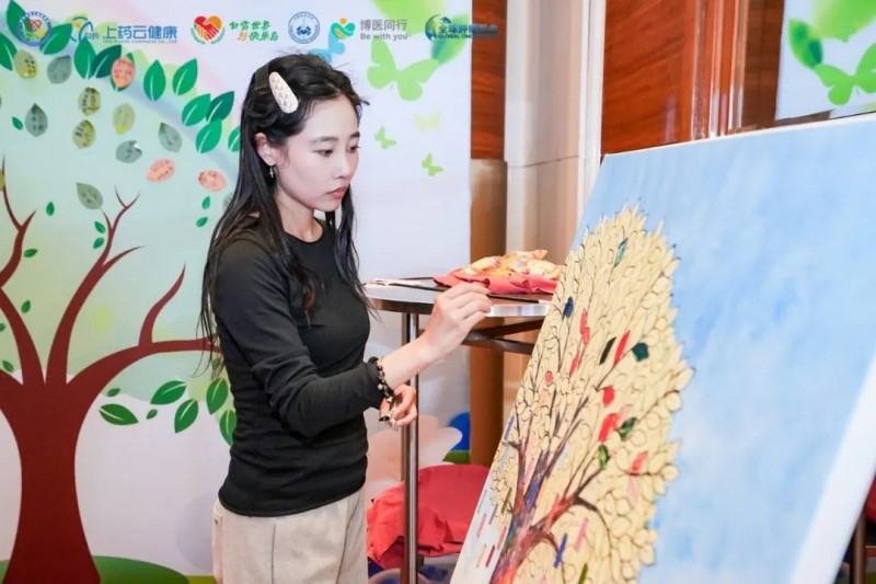 第二届CAR-T细胞免疫治疗康复大会作画