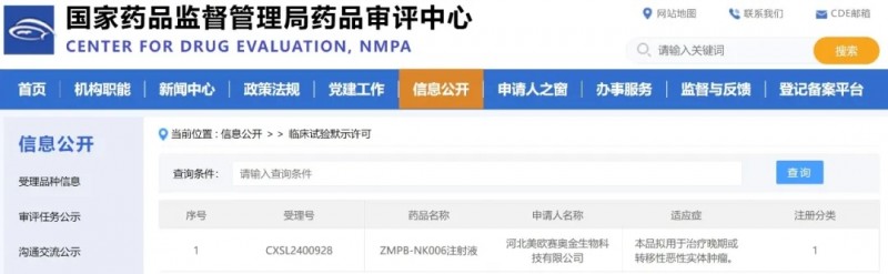 2025全球首款现货型NK疗法新药IND获批临床!1年生存率80%,攻坚肺癌、肝癌、乳腺癌等