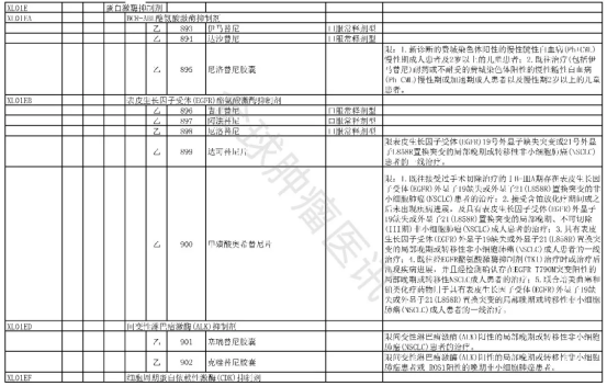 2025年版医保目录西药部分