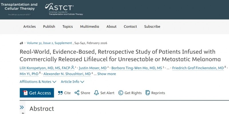 TIL疗法再破绝境!Lifileucel上市2年真实世界有效率高达44%,高危转移患者也能救