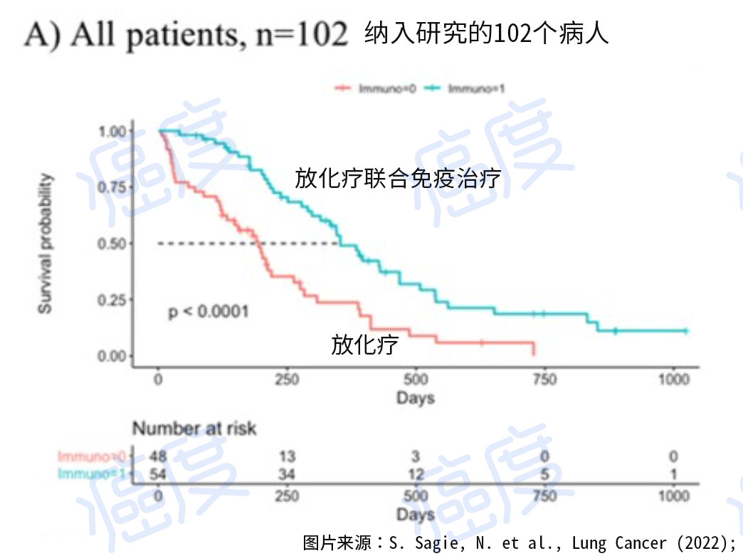免疫治疗联合化疗增强小细胞肺癌的生存期