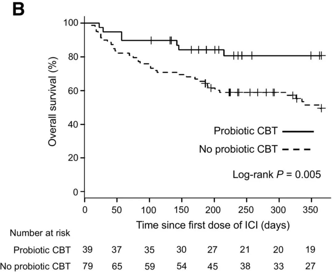 肠道菌群辅助治疗肺癌的数据